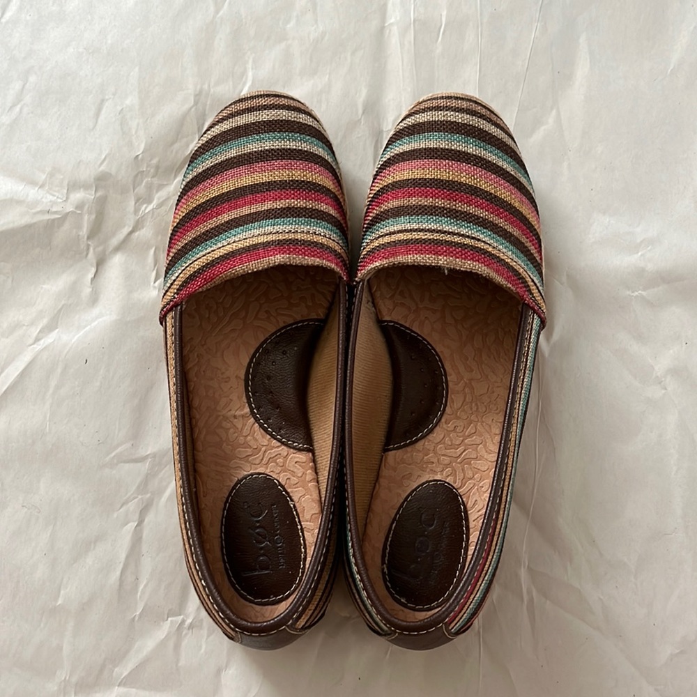 B.O.C Franki Flat Slip On Canvas Espadrilles